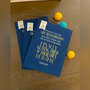 Elizabeth Gilbert Journal Life Transformation BS Self Talk New Years Resolutions